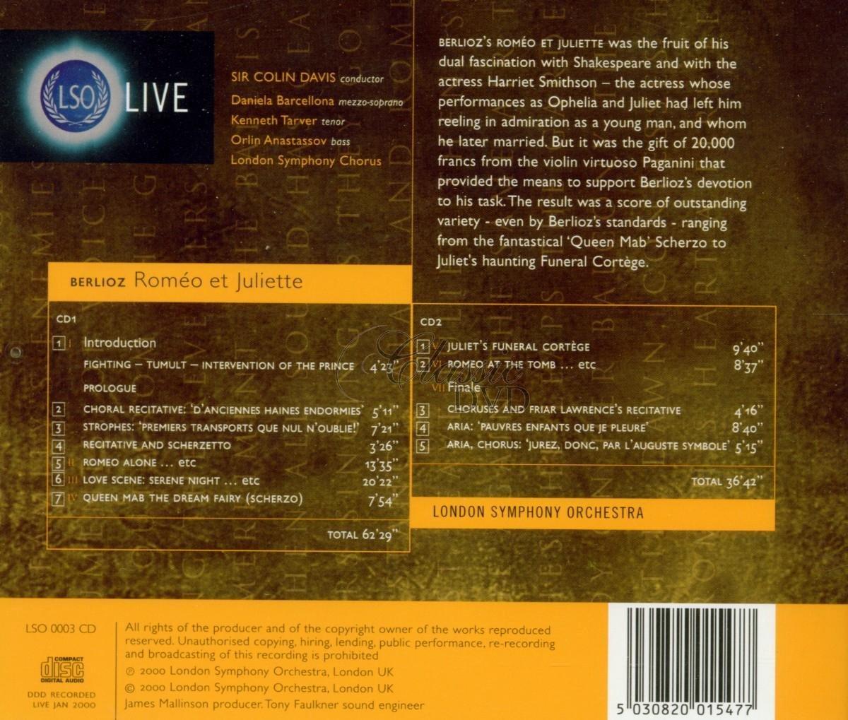 BERLIOZ,H.: Roméo et Juliette - Romeo a Julie (2CD)