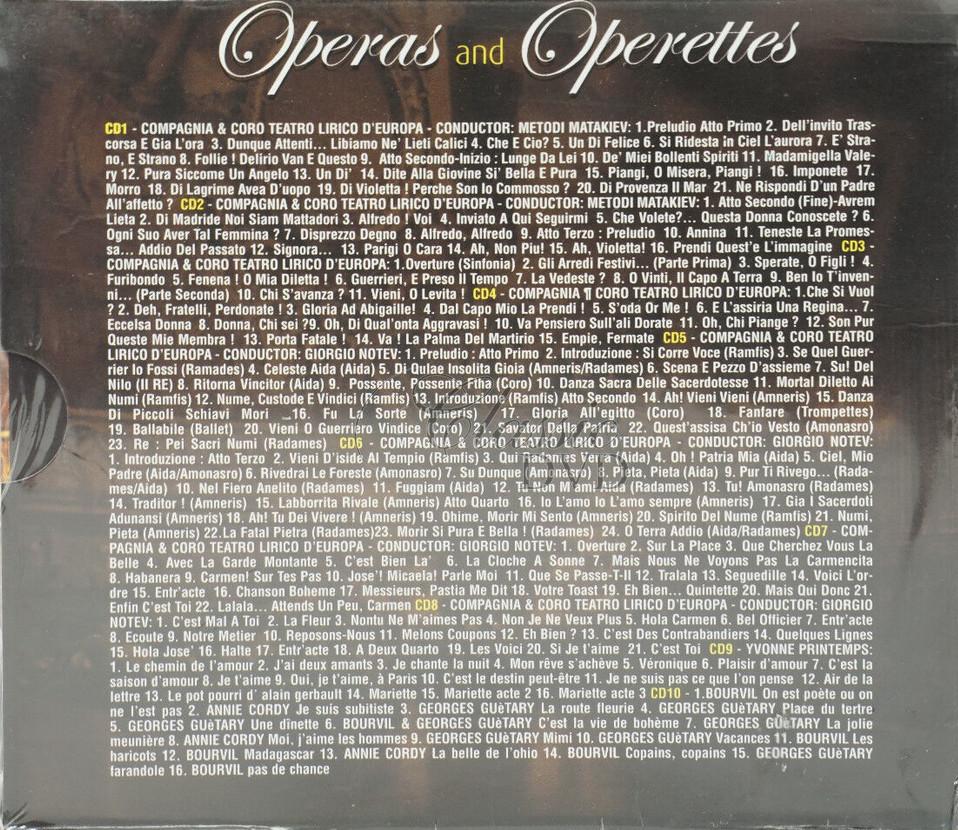 OPERA & OPERETA: To nejlepší - DÁRKOVÁ EDICE (10CD)