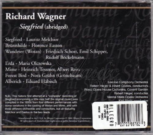 WAGNER,R.: Siegfried (Melchior/Easton/Schorr) (2CD)