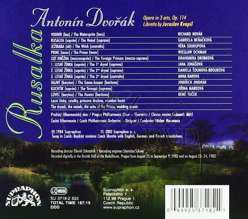 DVOŘÁK,A.: Rusalka - opera (3CD)