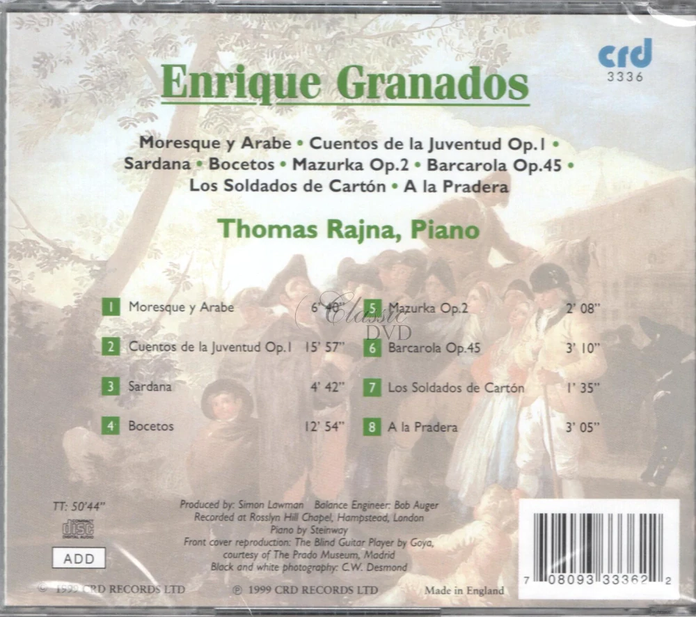 GRANADOS,E.: Piano works (CD)