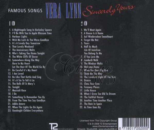 Vera Lynn - Sincerely Yours (2CD)