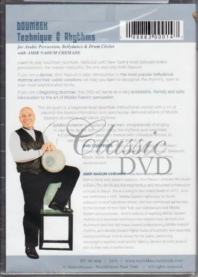 Doumbek Technique And Rhythms For Arabic Percussion, Bellydance And Drum Circles (DVD)