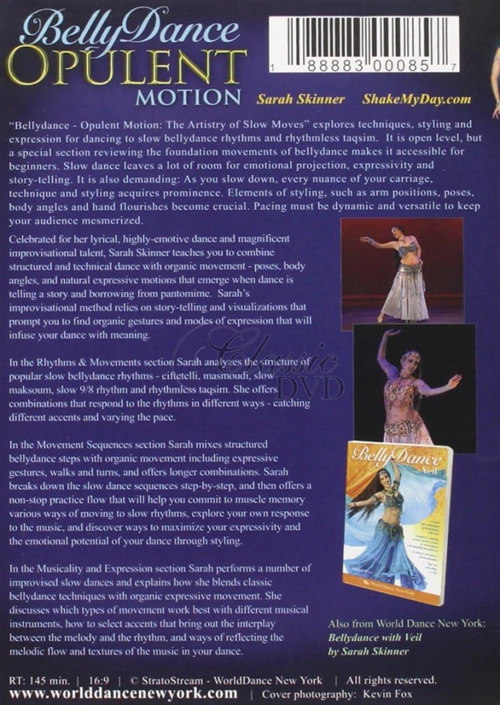 BELLYDANCE: Opulent Motion - The Artistry of Slow Moves (DVD)