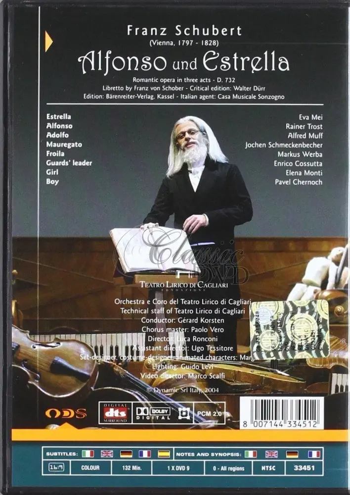SCHUBERT,F.: Alfonso und Estrella - opera (DVD)