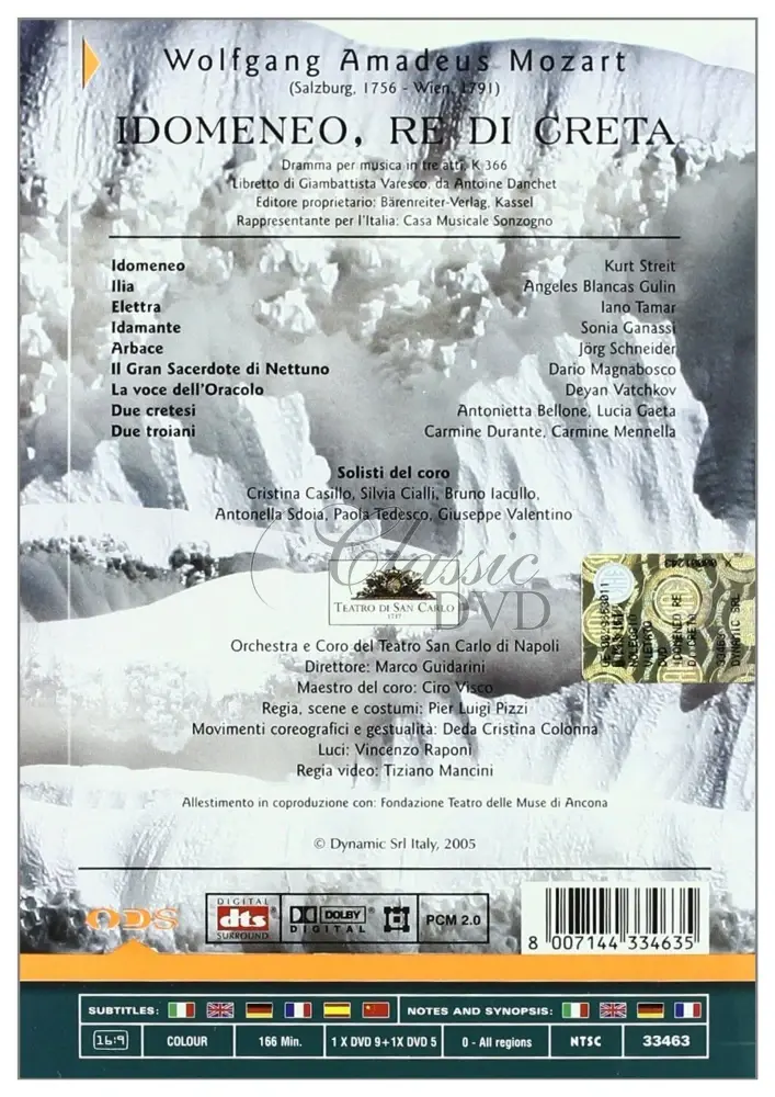 MOZART,W.A.: Idomeneo - opera (2DVD)