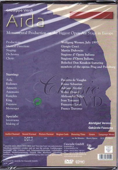VERDI,G.: Aida - Opera (DVD)