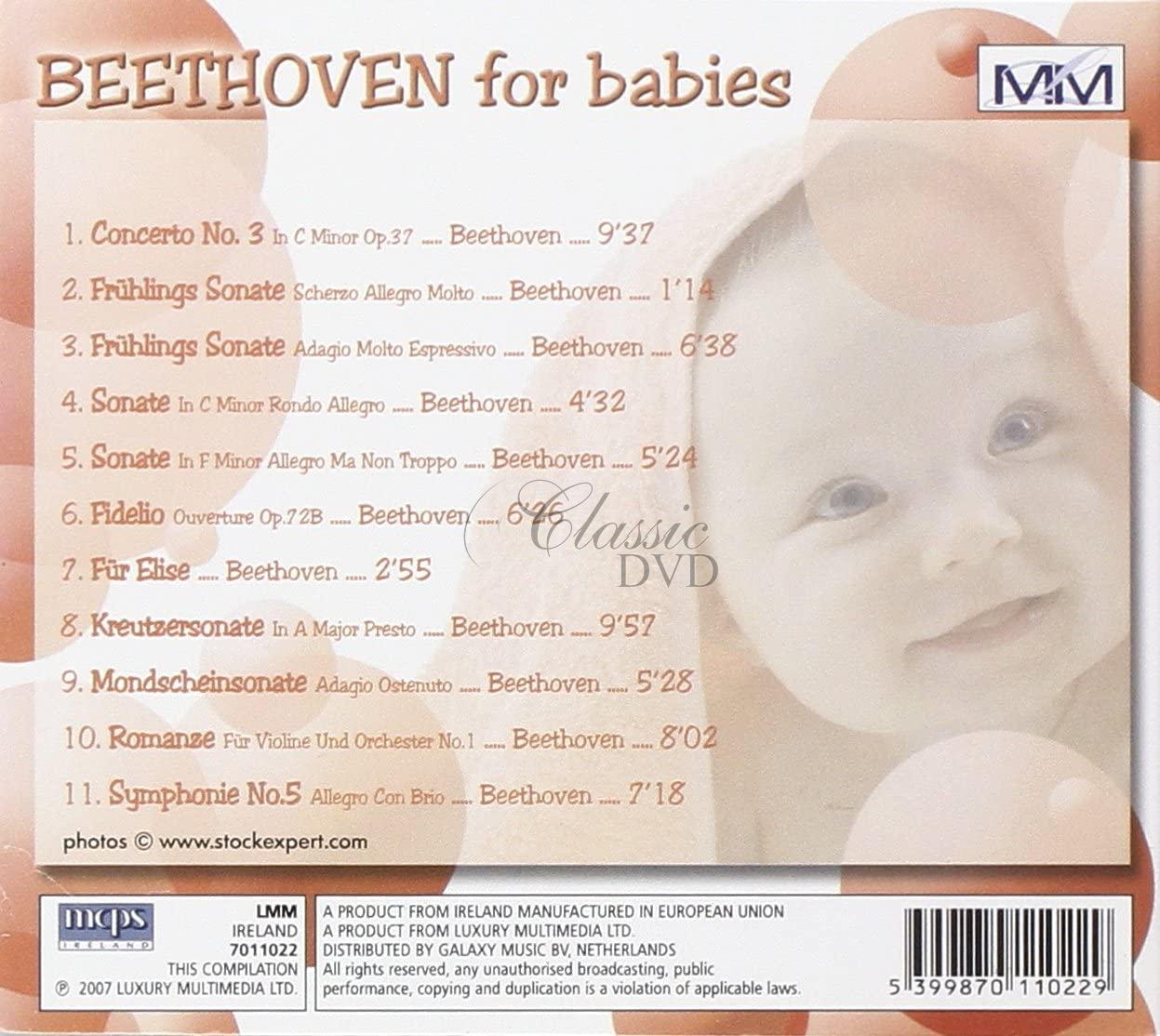 BEAUTIFUL BABIES: BEETHOVEN - For Babies / Klasická hudba pro děti (CD)