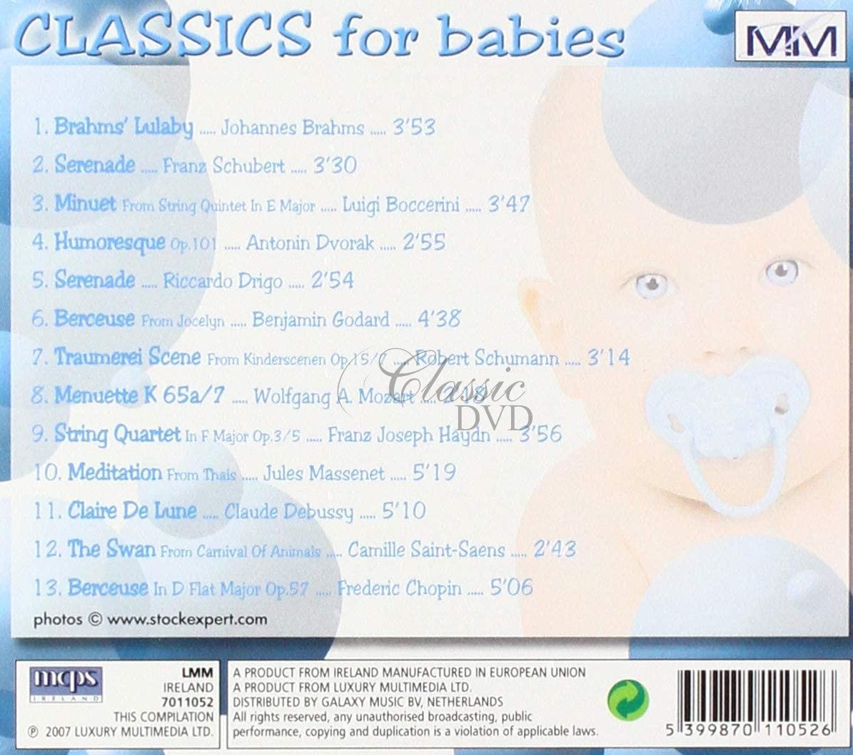 BEAUTIFUL BABIES: CLASSICS - For Babies / Klasická hudba pro děti (CD)