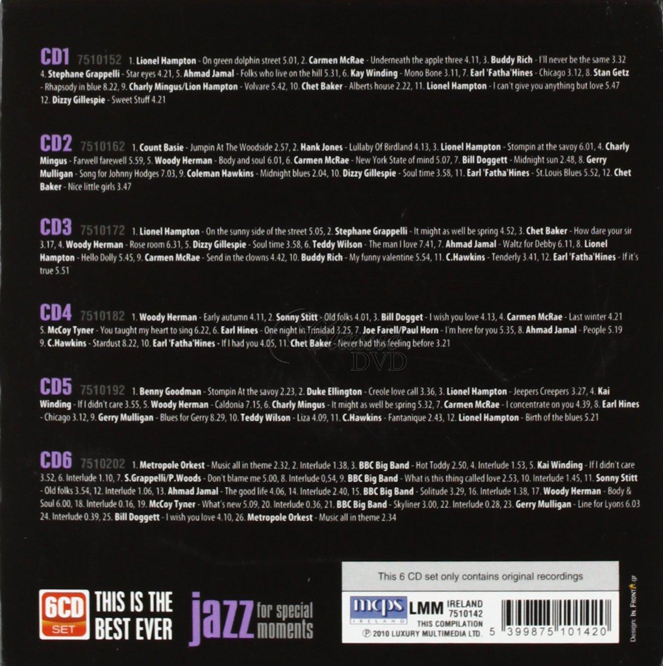JAZZ: The Best Ever - DÁRKOVÁ EDICE (6CD)