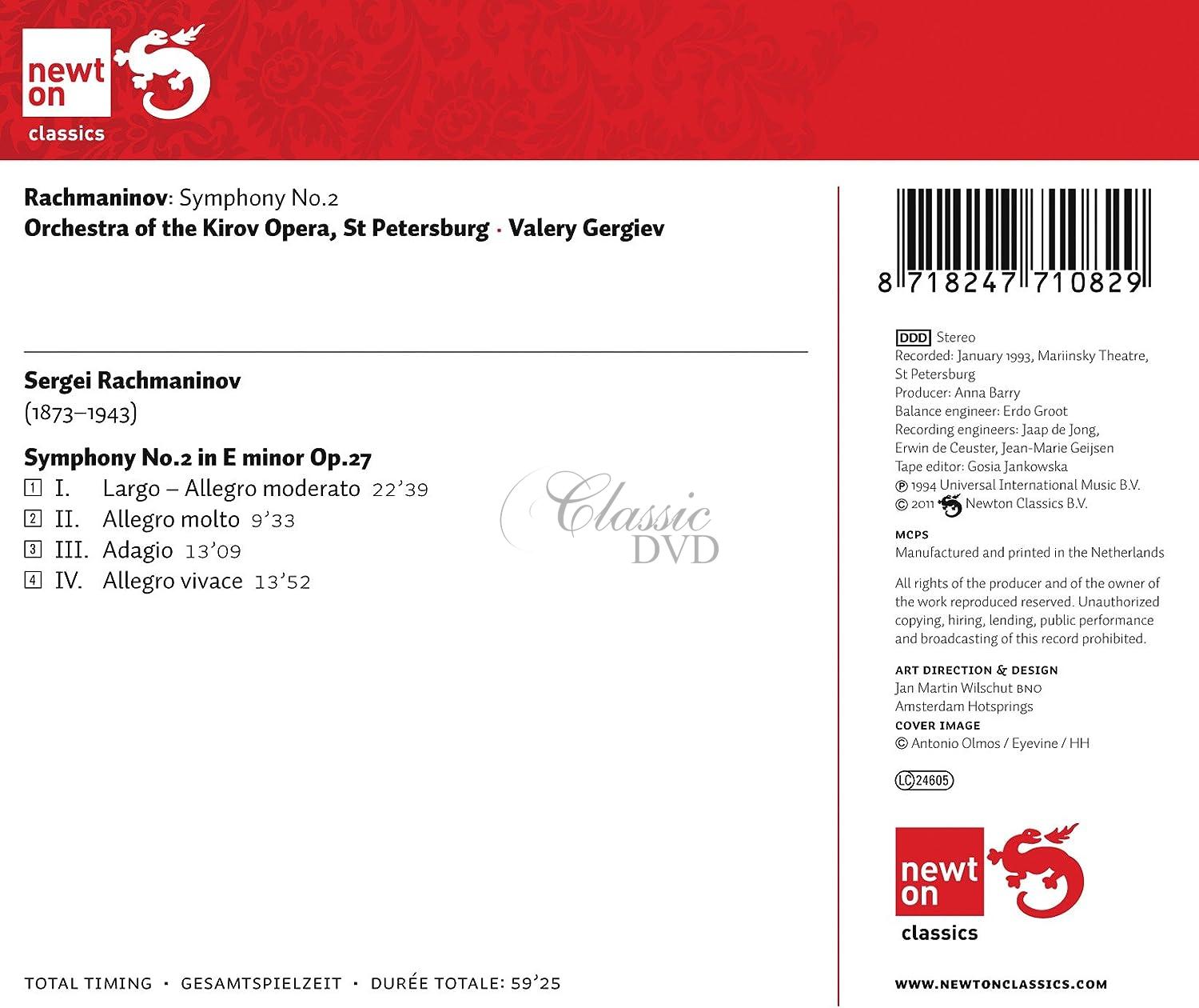 Rachmaninov: Symphony No. 2 in E minor, Op. 27 / Kirov Orchestra, Valery Gergiev (CD)