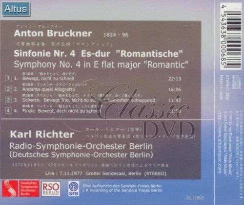 BRUCKNER,A.: Symphony 4. Karl Richter (CD)