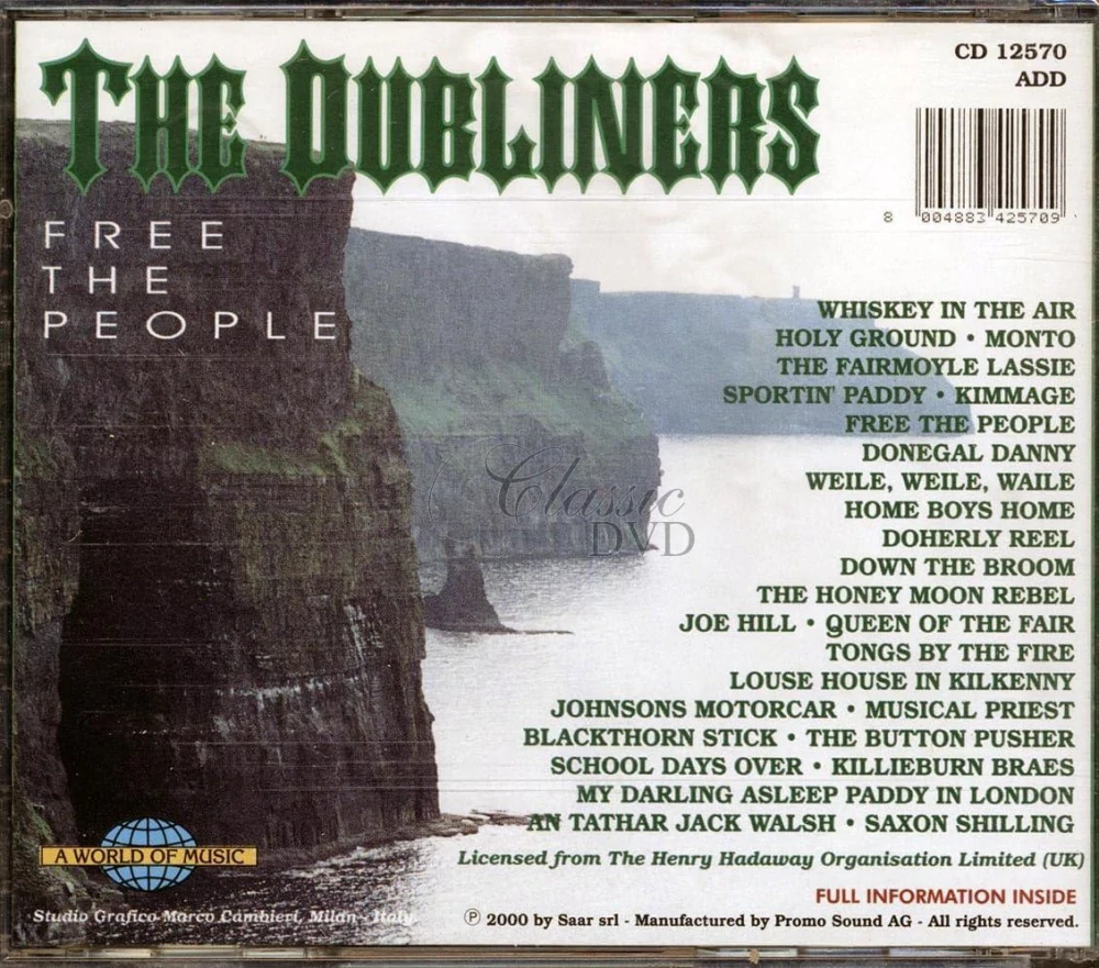 THE DUBLINERS: Free the people - Originální nahrávky (CD)