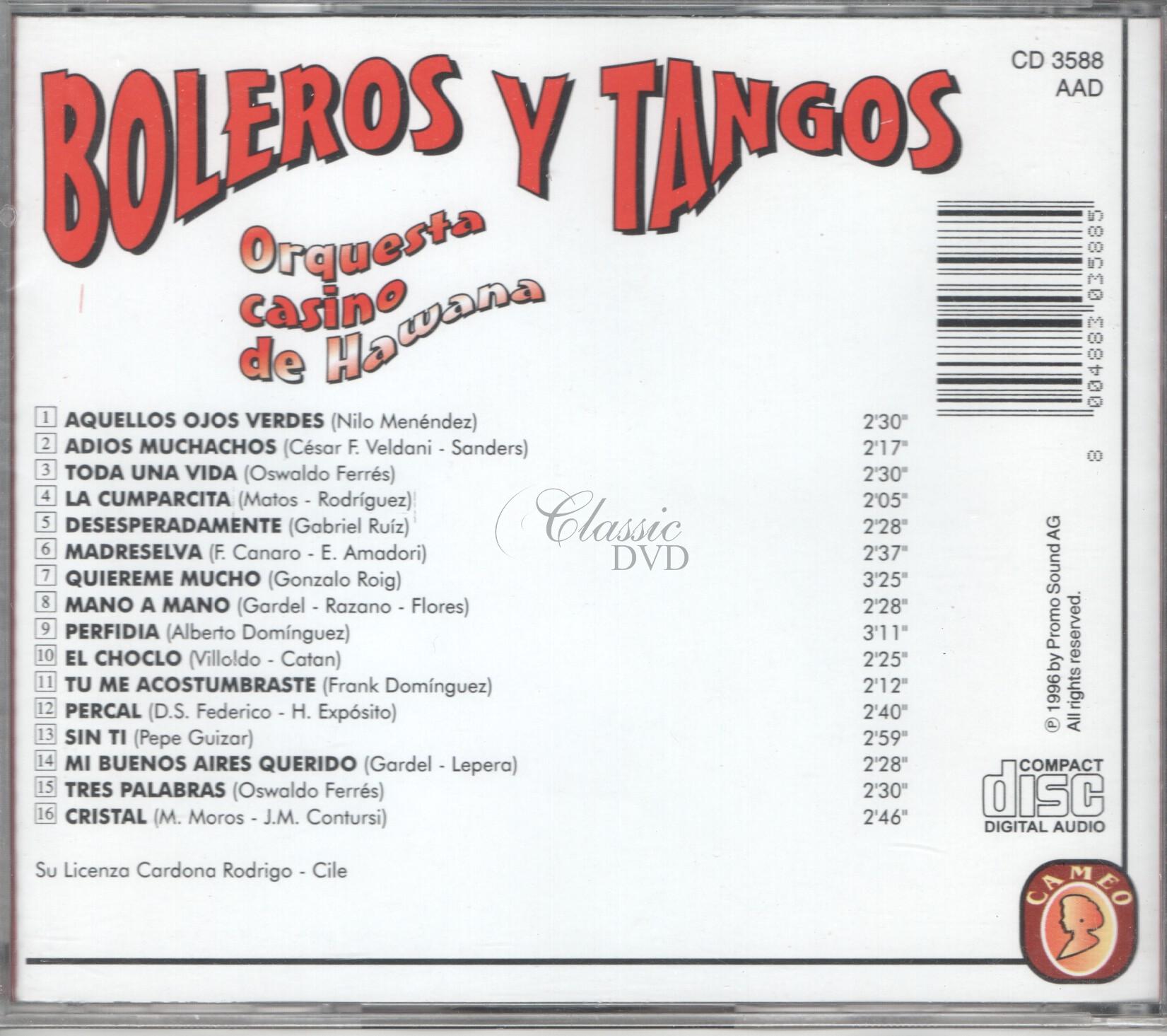 BOLEROS & TANGOS: Originální nahrávky (CD)