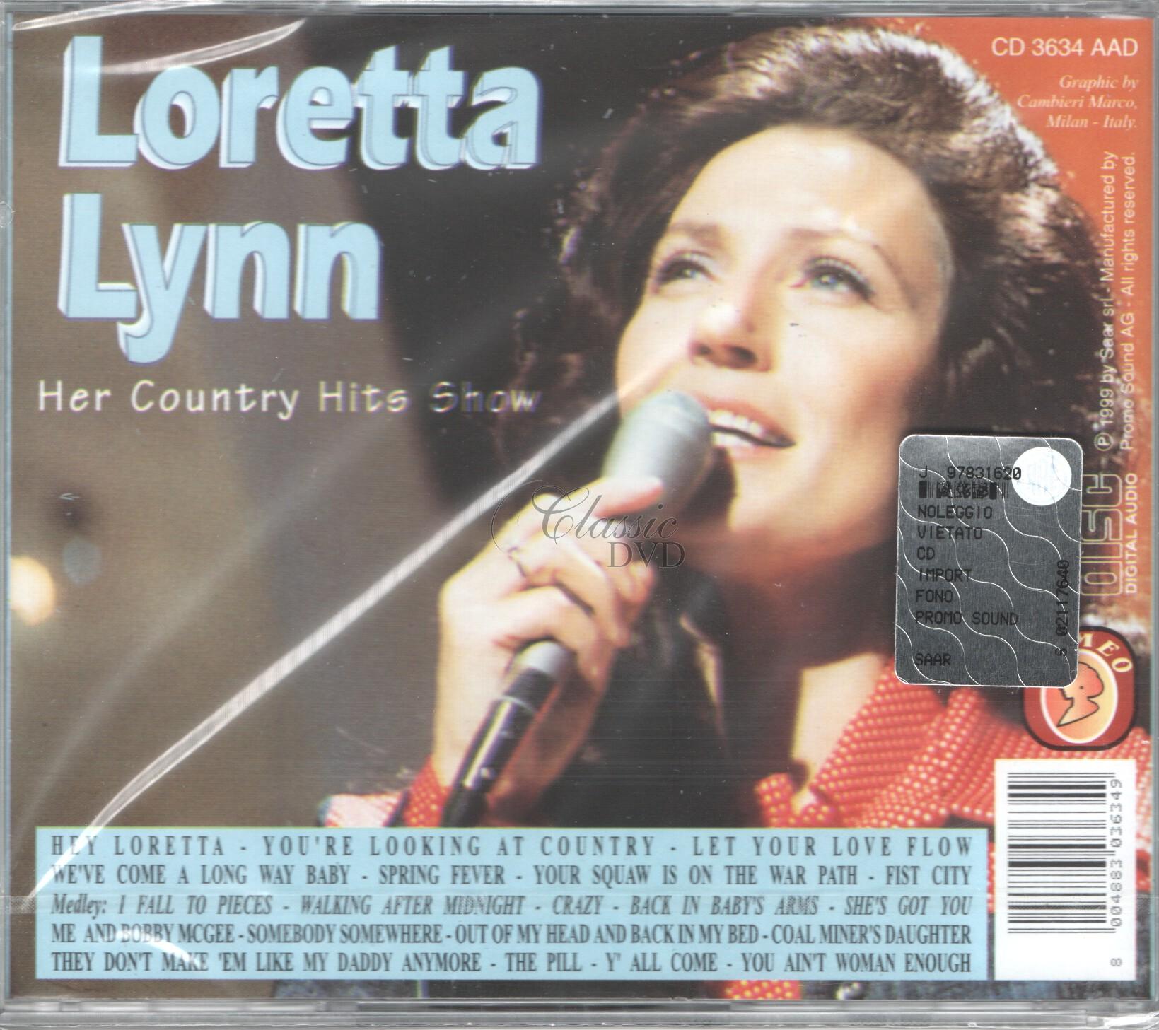 LORETTA LYNN Her country hits - Originální nahrávky (CD)
