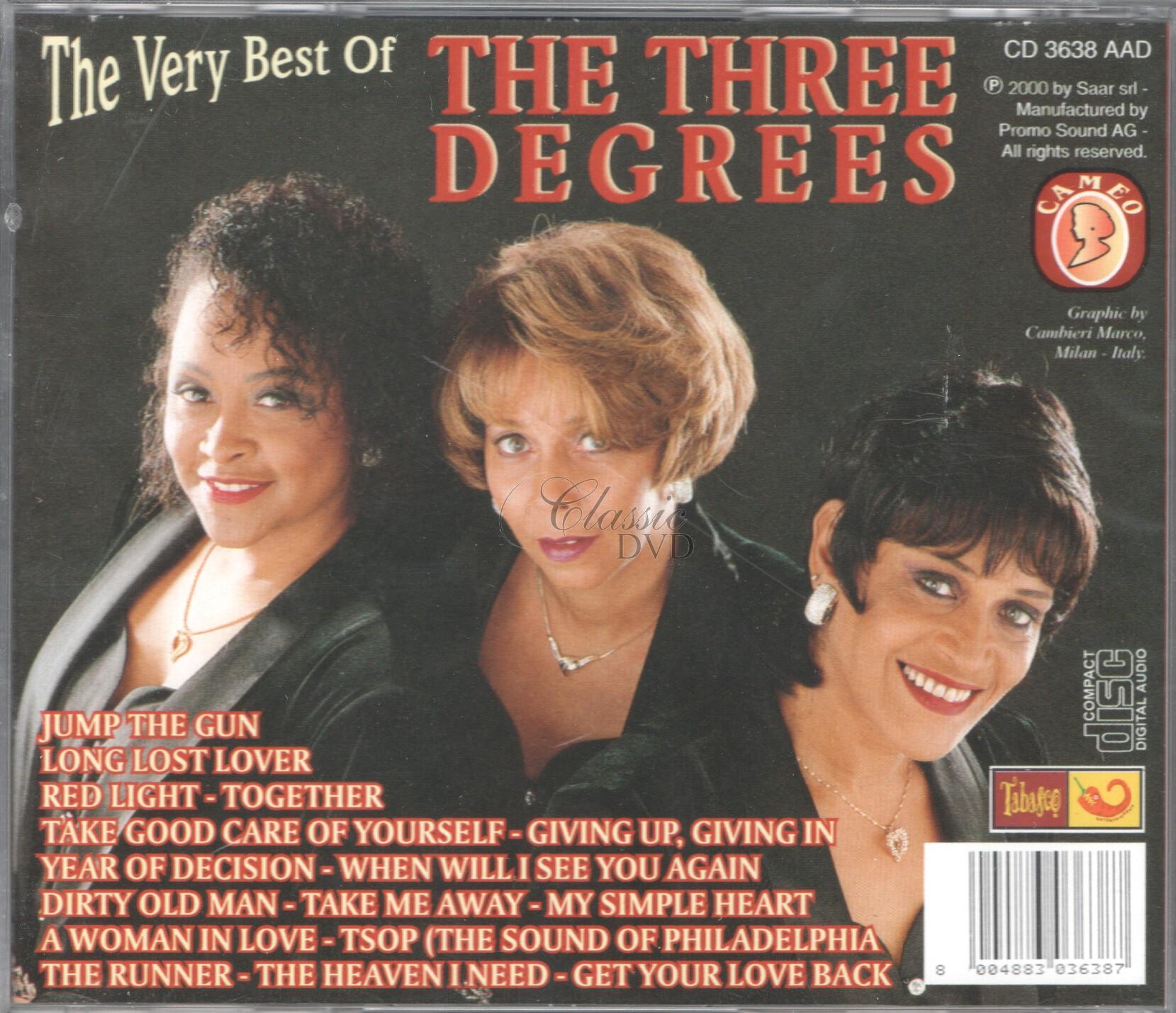 THE THREE DEGREES The Very Best Of - Originální nahrávky (CD)