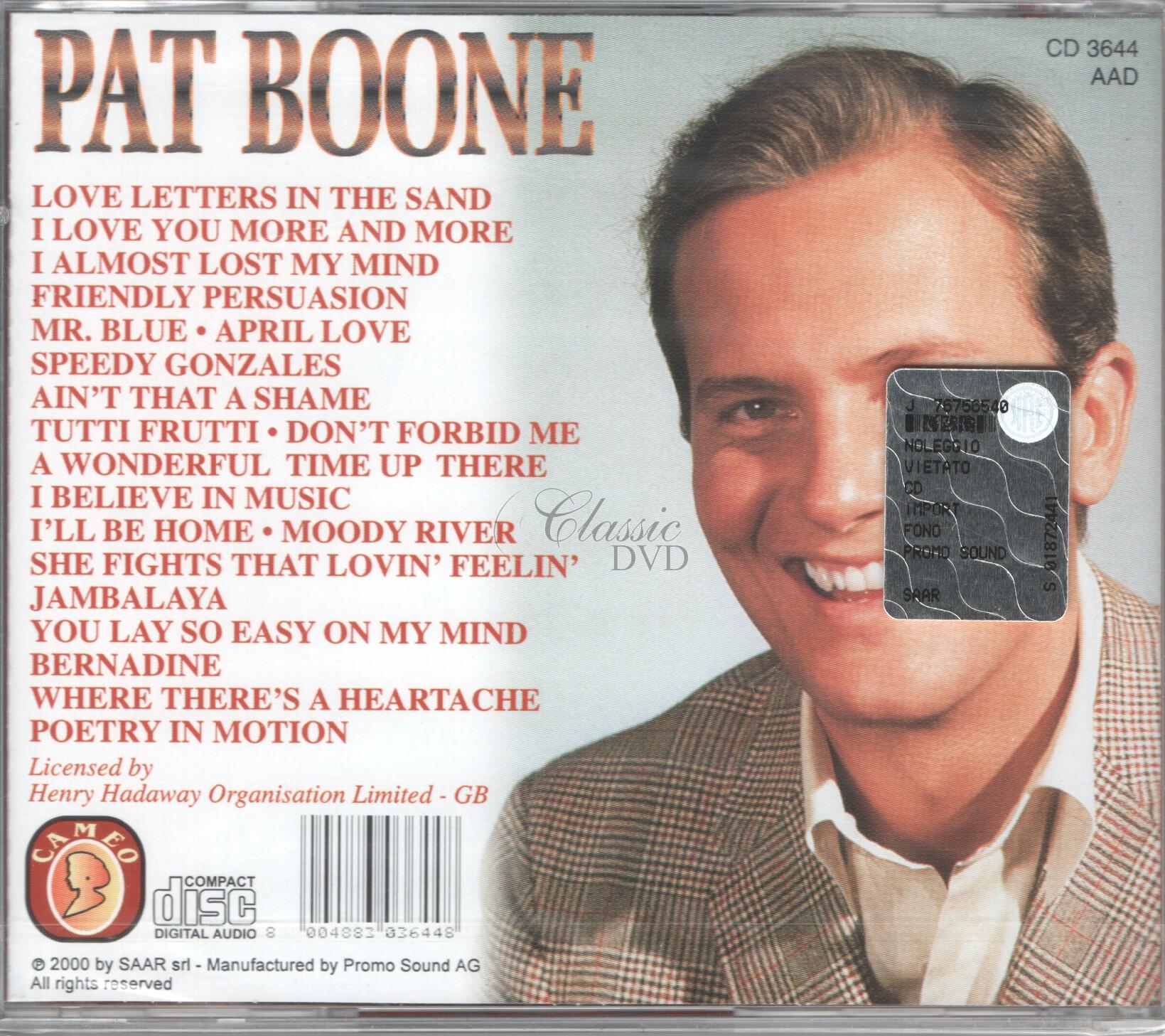 PAT BOONE: The Best Of - Originální nahrávky (CD)