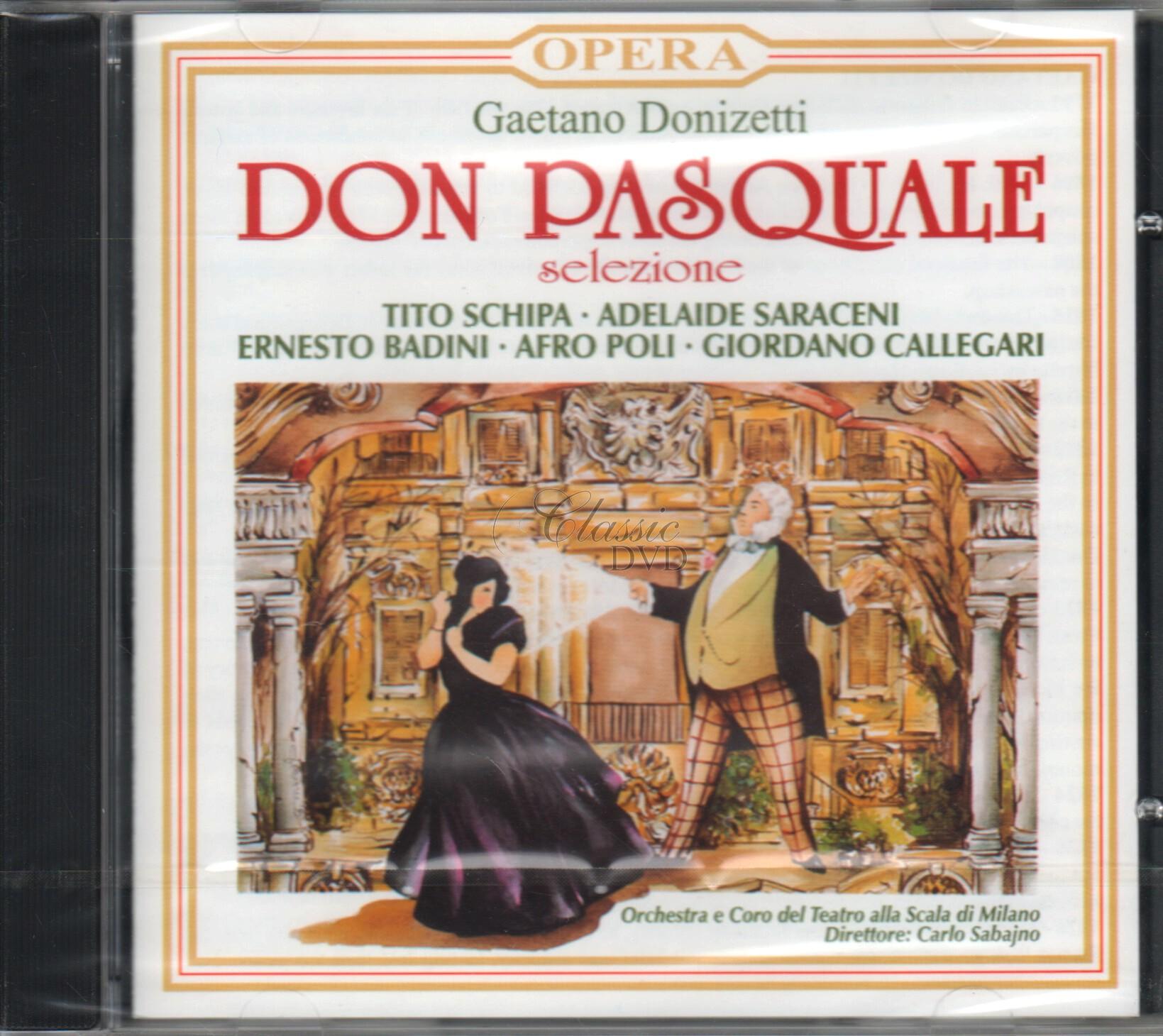 DONIZETTI,G.: Don Pasquale - Selezione (CD)