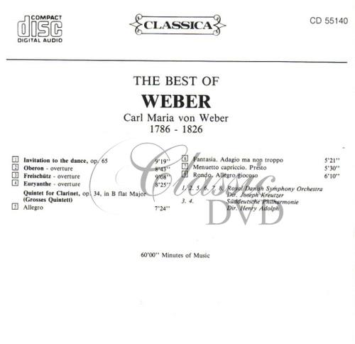 WEBER,C.M.: The Best Of - Nejznámější skladby (CD)