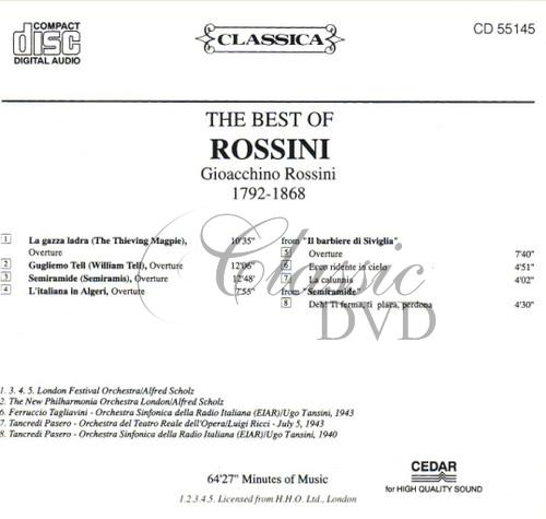 ROSSINI,G.: The Best Of - Nejznámější skladby (CD)
