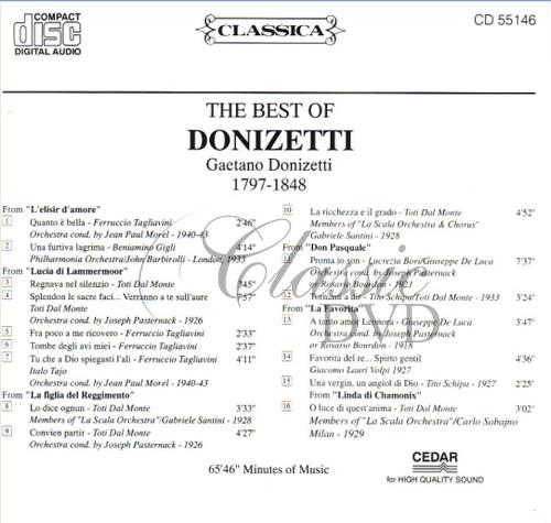 DONIZETTI,G.: The Best Of - Nejznámější skladby (CD)