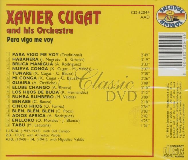 XAVIER CUGAT: And his orchestra - Originální nahrávky (CD)