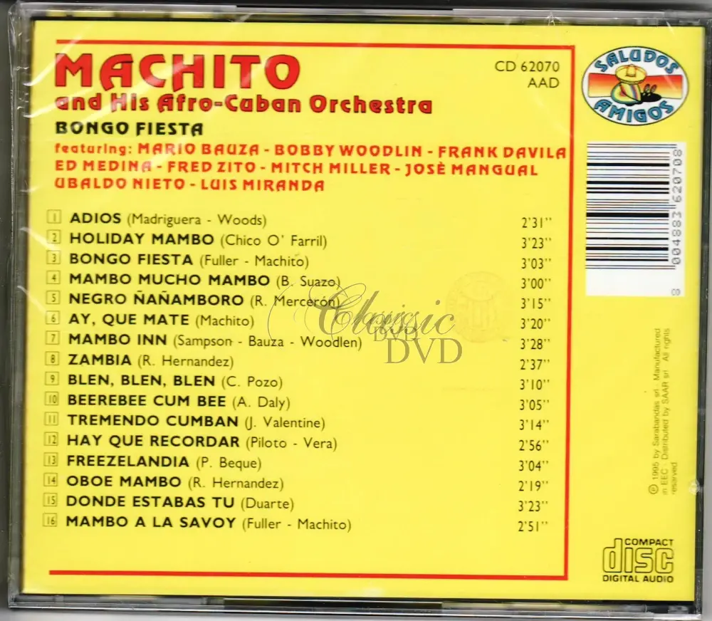 MACHITO: Bongo fiesta (CD)