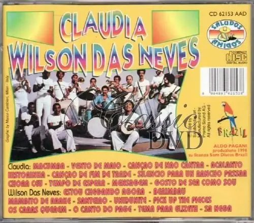 CLAUDIA-WILSON DAS NEVES / Brazil (CD)