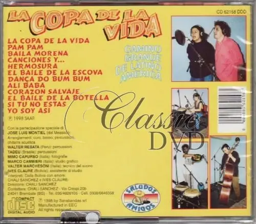 LA COPA DE LA VIDA: Camino grande de Latino America (CD)