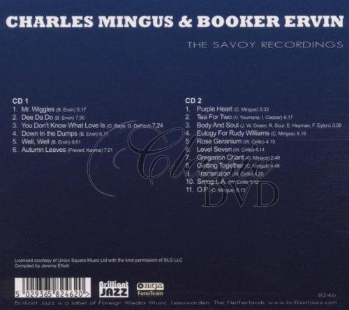 CHARLES MINGUS & BOOKER ERVIN: Legendární náhrávky SAVOY (2CD)