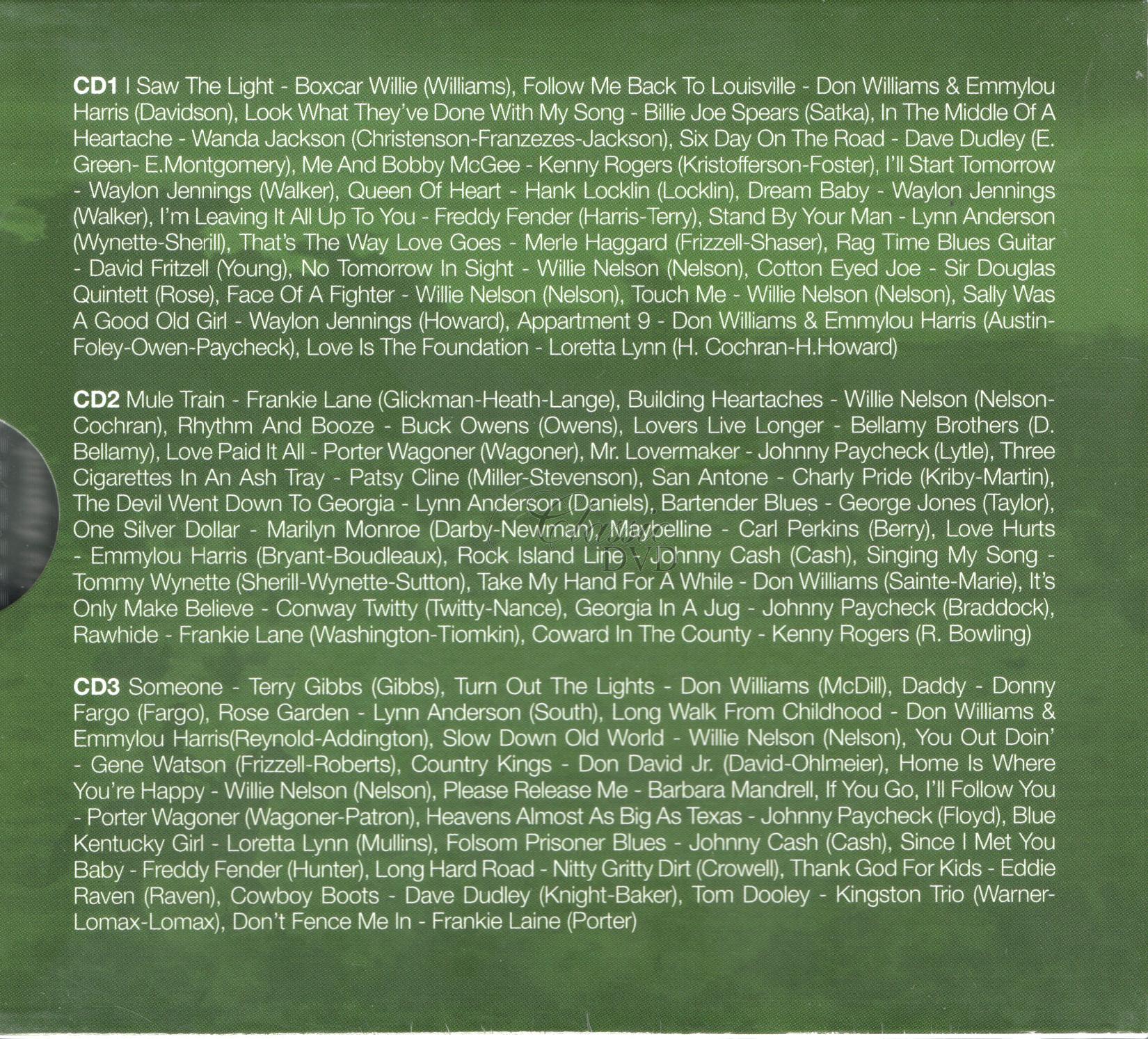 COUNTRY LEGENDS Vol.3 - Originální nahrávky (3CD)