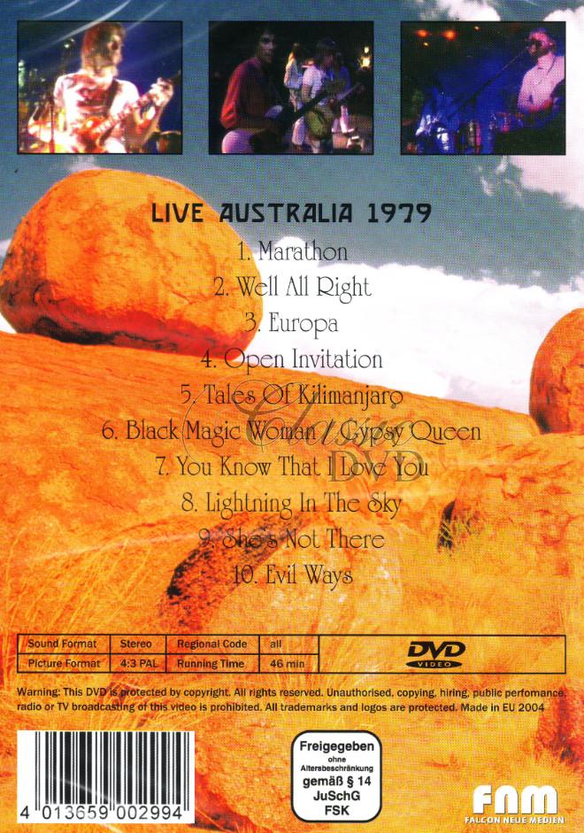 SANTANA: Down Under - Live In Australia (DVD)