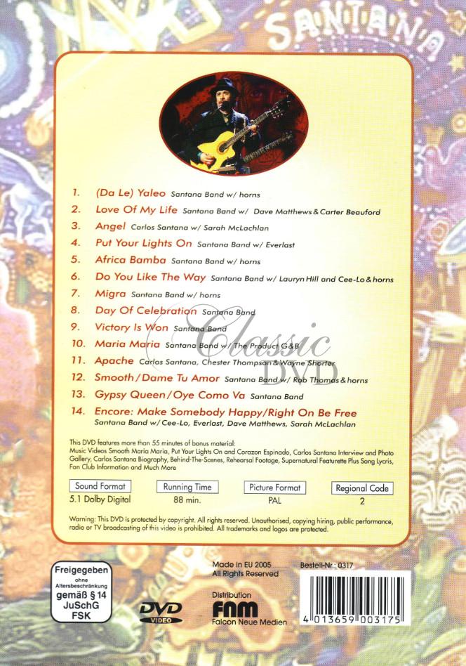 SANTANA: Live In Concert (DVD)