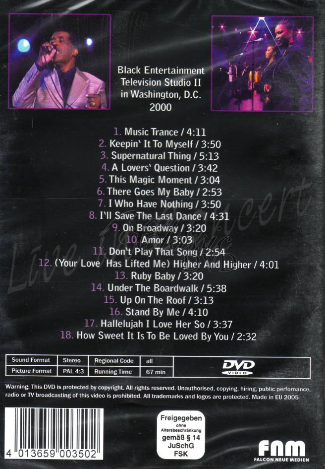 BEN E. KING: Live in Concert (DVD)