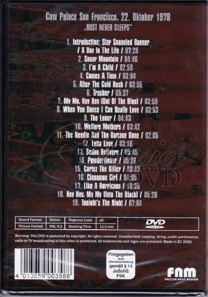 NEIL YOUNG & CRASY HORSE: Live 1978 (DVD)