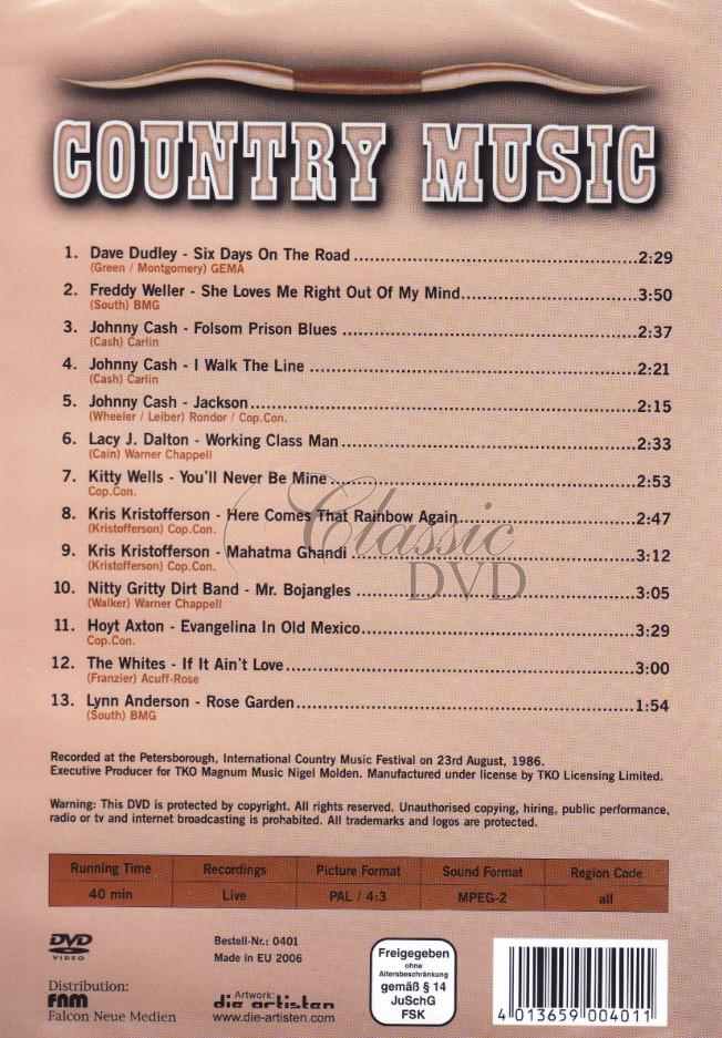 COUNTRY MUSIC: Best Of (DVD)