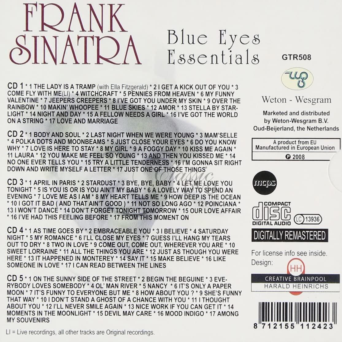 FRANK SINATRA Blue Eyes Essentials - DÁRKOVÁ EDICE (5CD)