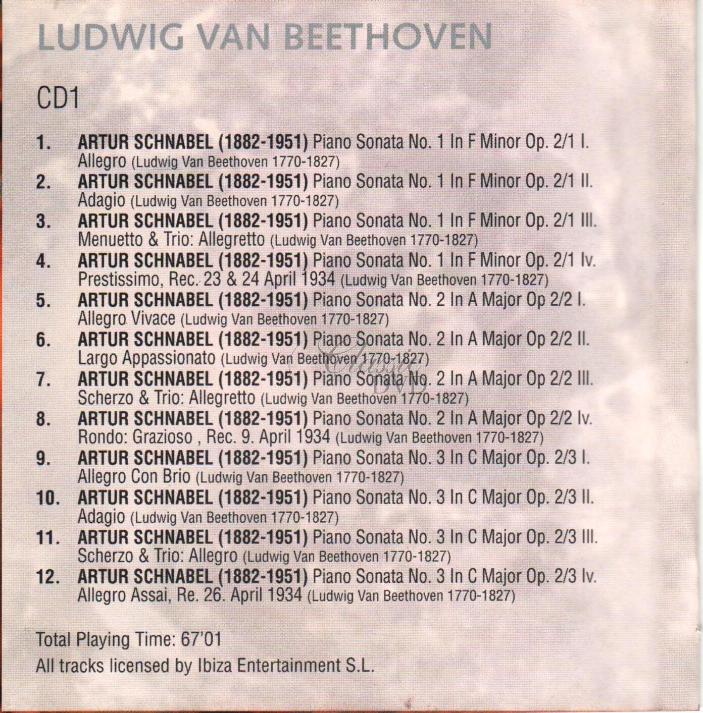 BEETHOVEN,L.V.: Skladby pro klavír - historické nahrávky (6CD)