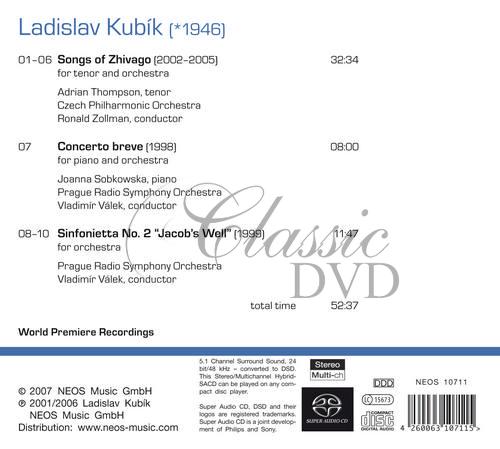 Ladislav Kubík - Songs of Zhivago (SACD)