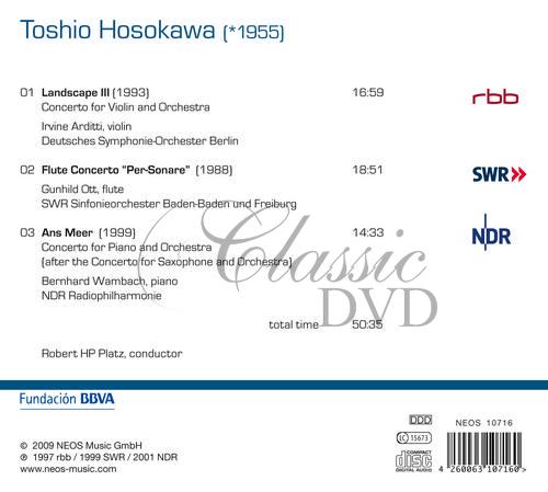 Hosokawa, Toshio - Solo Concertos Vol. 1 (CD)
