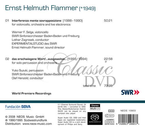 Flammer, Ernst Helmuth - Interferenza mente sovrapposizione / das erschwiegene Wort!…ausgeweitet… (SACD)