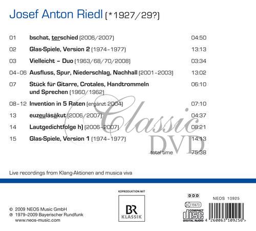 Josef Anton Riedl - vielleicht - perhaps - peut être (CD)