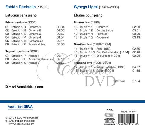 Panisello, Fabián / Ligeti, György - Piano Etudes (CD)