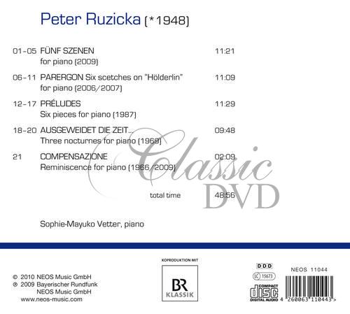 Peter Ruzicka - Piano Works (CD)