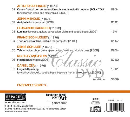Corrales, A. / Garnero, F. / Huguet, F. / Menoud, J. / Mihaylov, N. / Schuler, D. / Zea, D. - Ensemble Vortex (CD)
