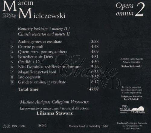 MIELCZEWSKI,M.: Opera Omnia 2 (CD)