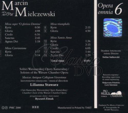 MIELCZEWSKI,M.: Opera Omnia 6 (CD)