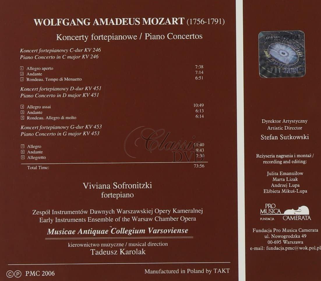 MOZART,W.A.: Complete Fortepiano Concertos Vol.8 (CD)