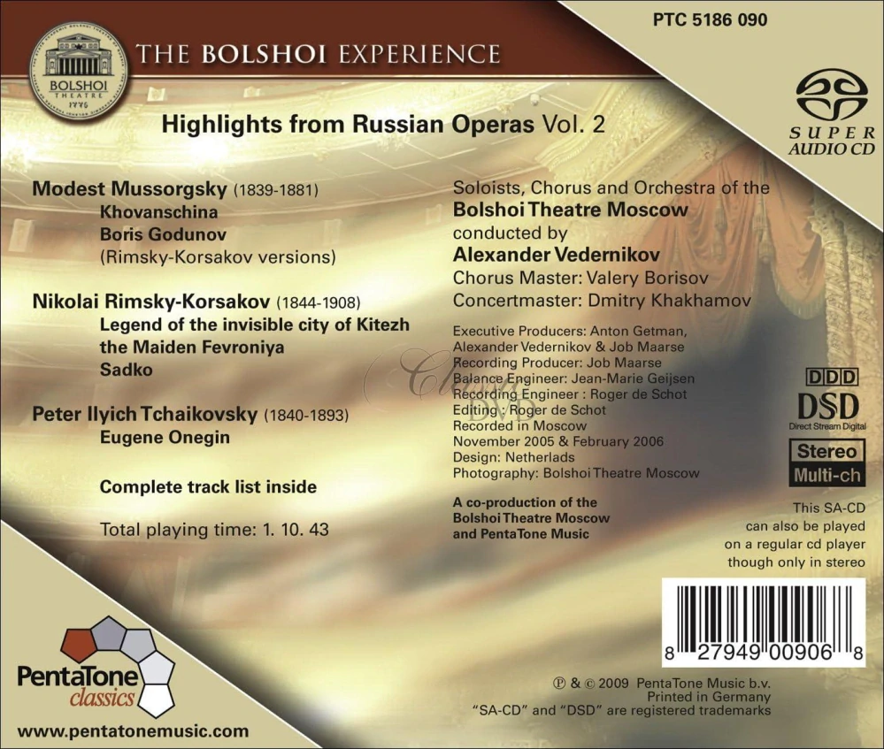 Highlights from Russian Operas (SACD)