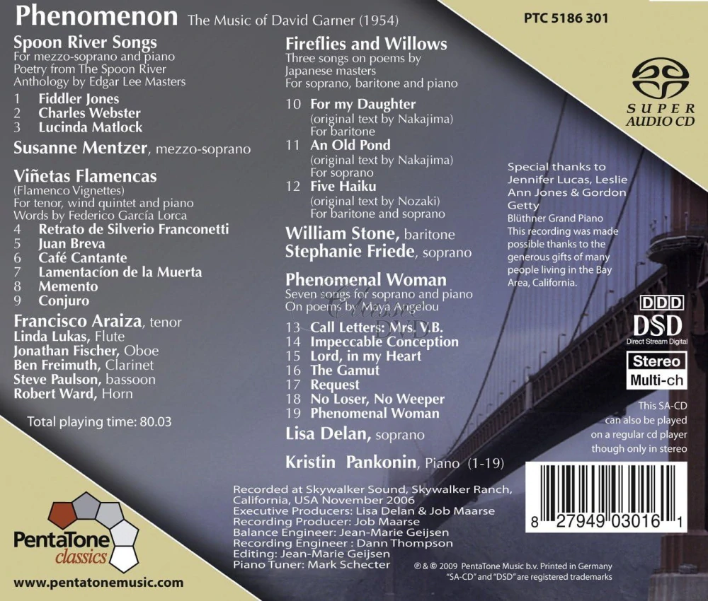 Phenomenon: The Music of David Garner (SACD)